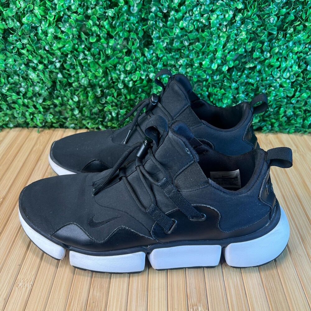 Men's Nike Pocket Knife DM Black/White Running Shoes 898033-001 Sz 13